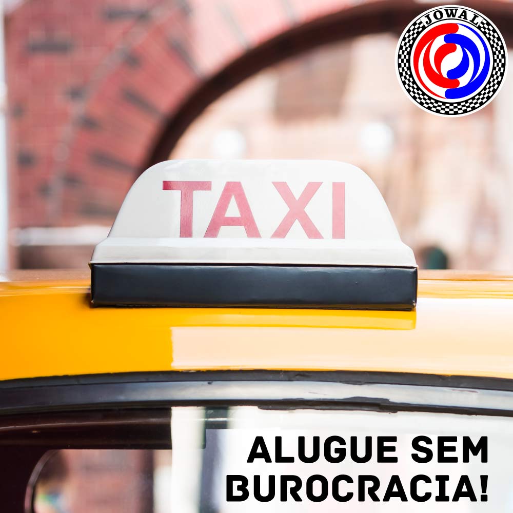 Alugue sem burocracia aqui na Jowal! - Aluguel de táxi é na Jowal, a 1º na cidade de SP em locação de taxi