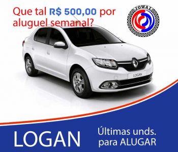 Alugue seu Táxi - Últimas unds. do Logan 1.0 16v - Aluguel de táxi é na Jowal, a 1º na cidade de SP em locação de taxi