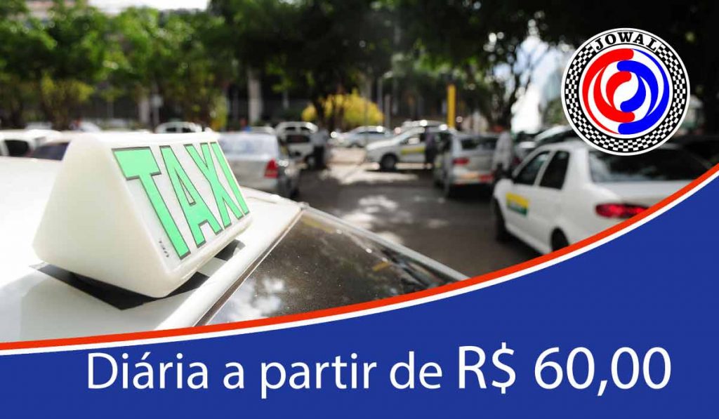 Diária a partir de R$ 60,00 - Aluguel de Táxi SP