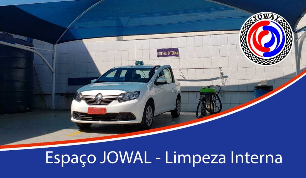 2 - Limpeza interna - Espaço Jowal Aluguel de Táxi