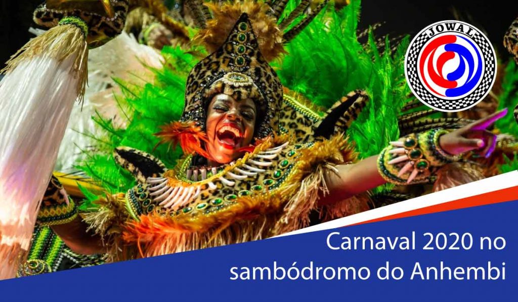 Carnaval 2020 no sambódromo do Anhembi em São Paulo