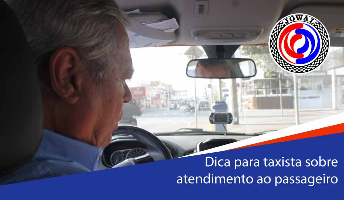 Dica para taxista sobre atendimento ao passageiro na cidade de São Paulo