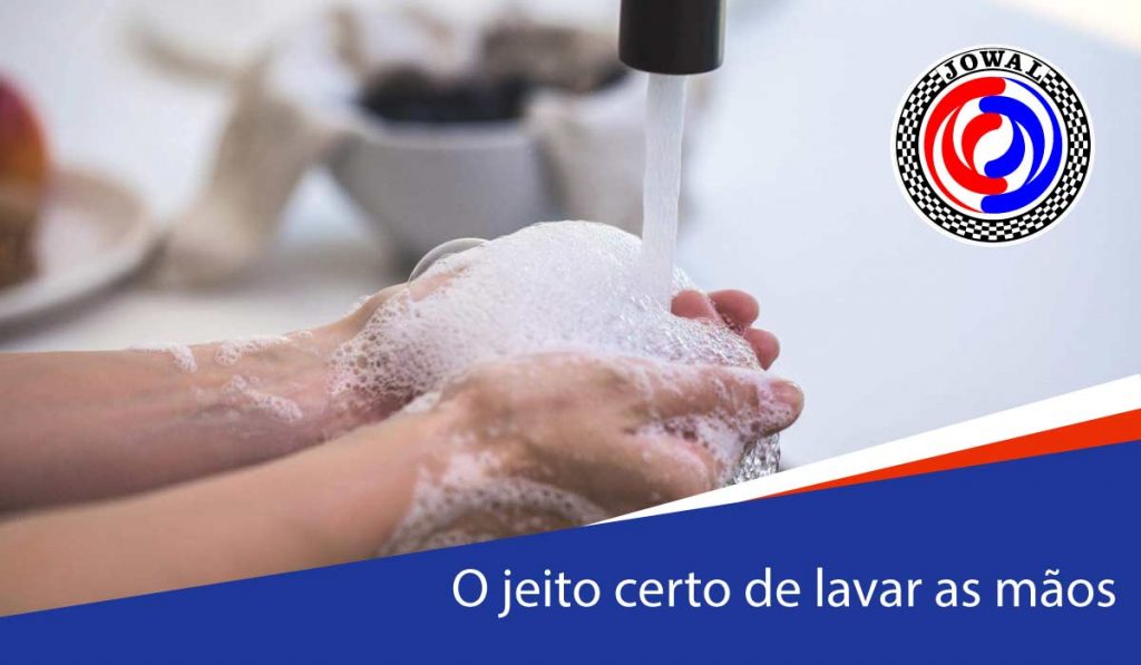 O jeito certo de lavar as mãos