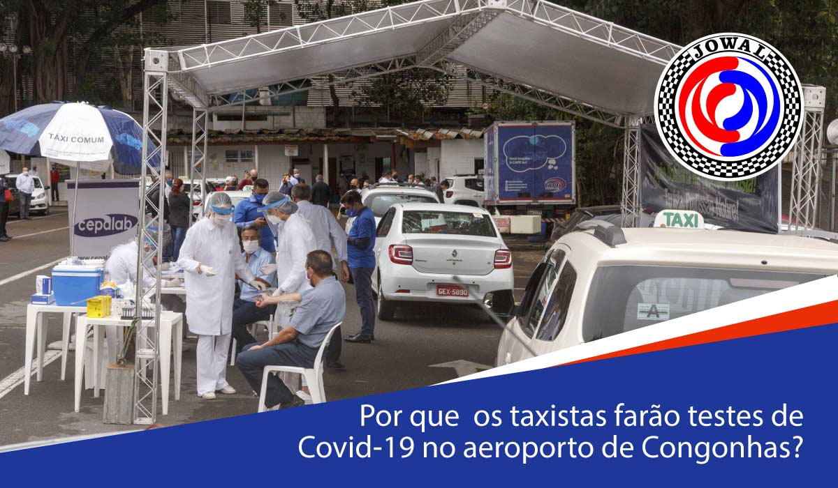 Por que os taxistas farão testes de Covid-19 no aeroporto de Congonhas?