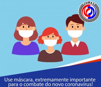 Use máscara, extremamente importante para o combate do novo coronavírus!