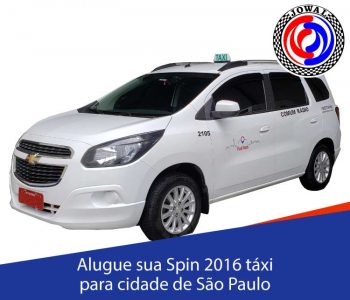 Alugue sua Spin 2016 táxi para cidade de São Paulo