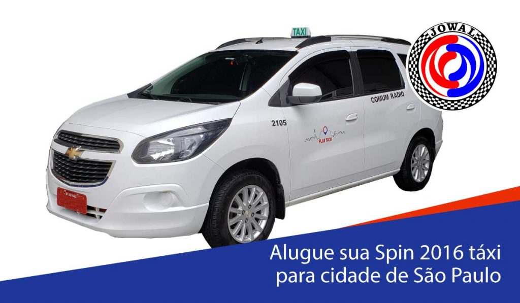 Alugue sua Spin 2016 táxi para cidade de São Paulo