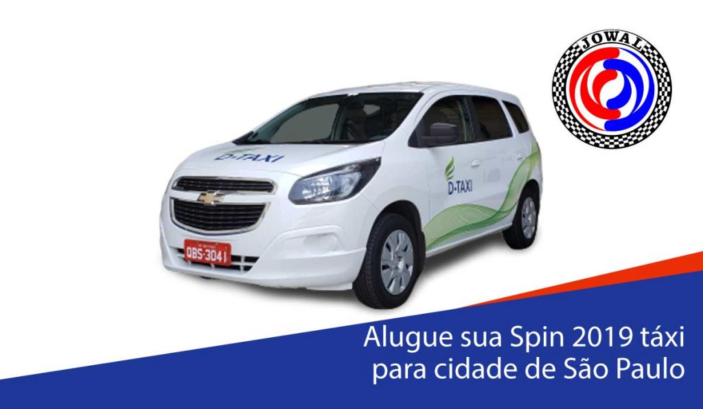 Alugue sua Spin 2019 táxi para cidade de São Paulo