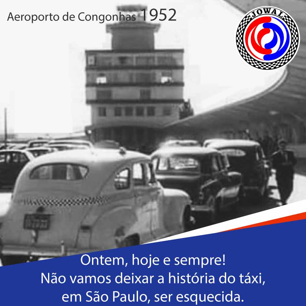 Ontem, hoje e sempre! Não vamos deixar a história do táxi, em São Paulo, ser esquecida.