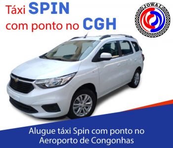 Alugue táxi Spin com ponto no Aeroporto de Congonhas