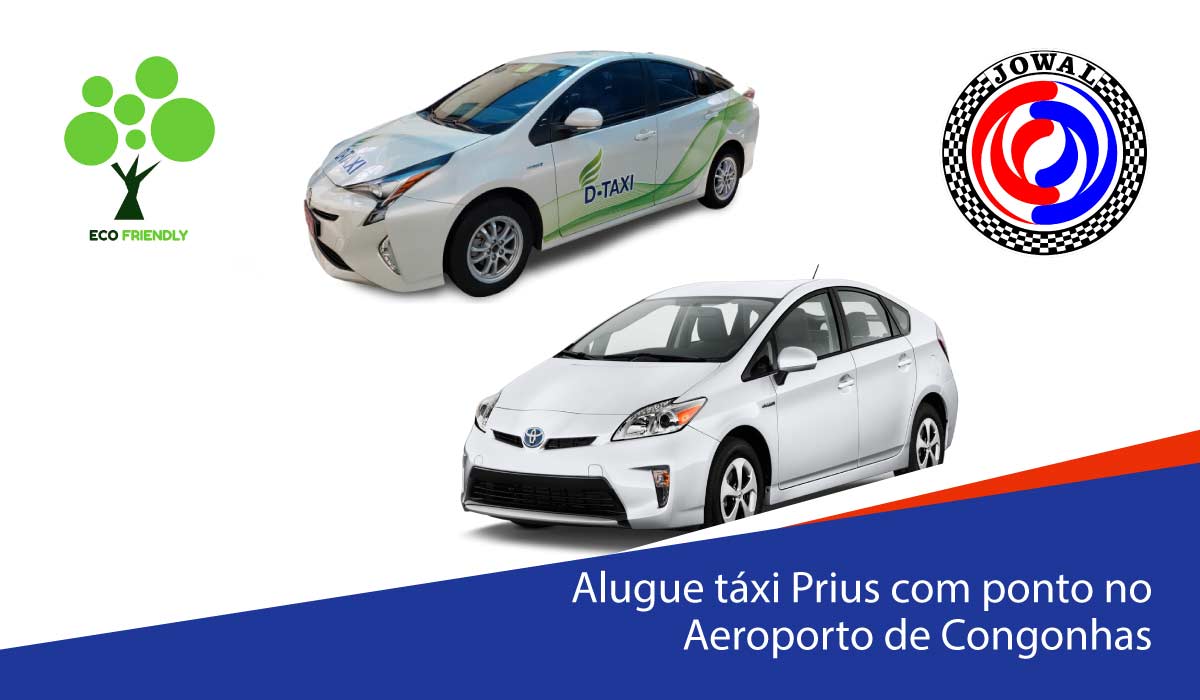 Alugue táxi Prius com ponto no Aeroporto de Congonhas