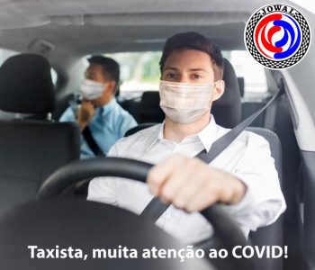 Taxista, muita atenção ao COVID-19!
