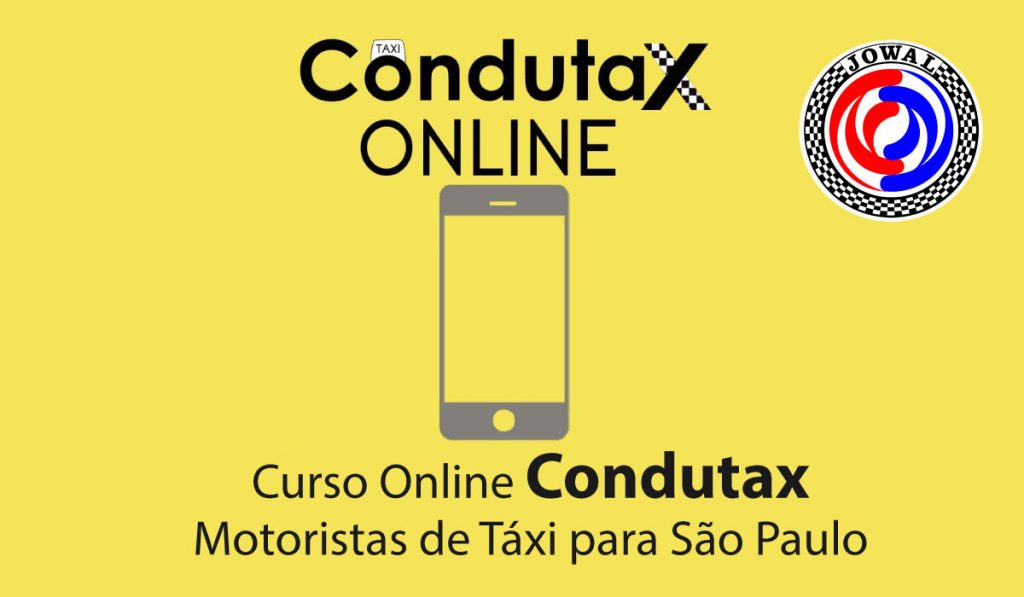 Curso Online Condutax Motoristas de Táxi para São Paulo