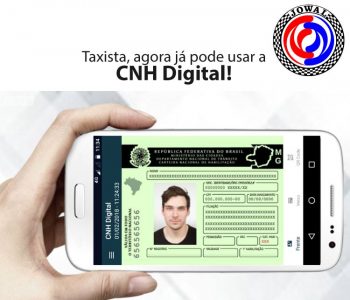 Taxista, agora já pode usar a CNH Digital!