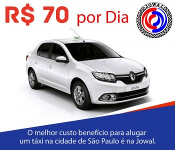 O melhor custo benefício para alugar um táxi na cidade de São Paulo é na Jowal.