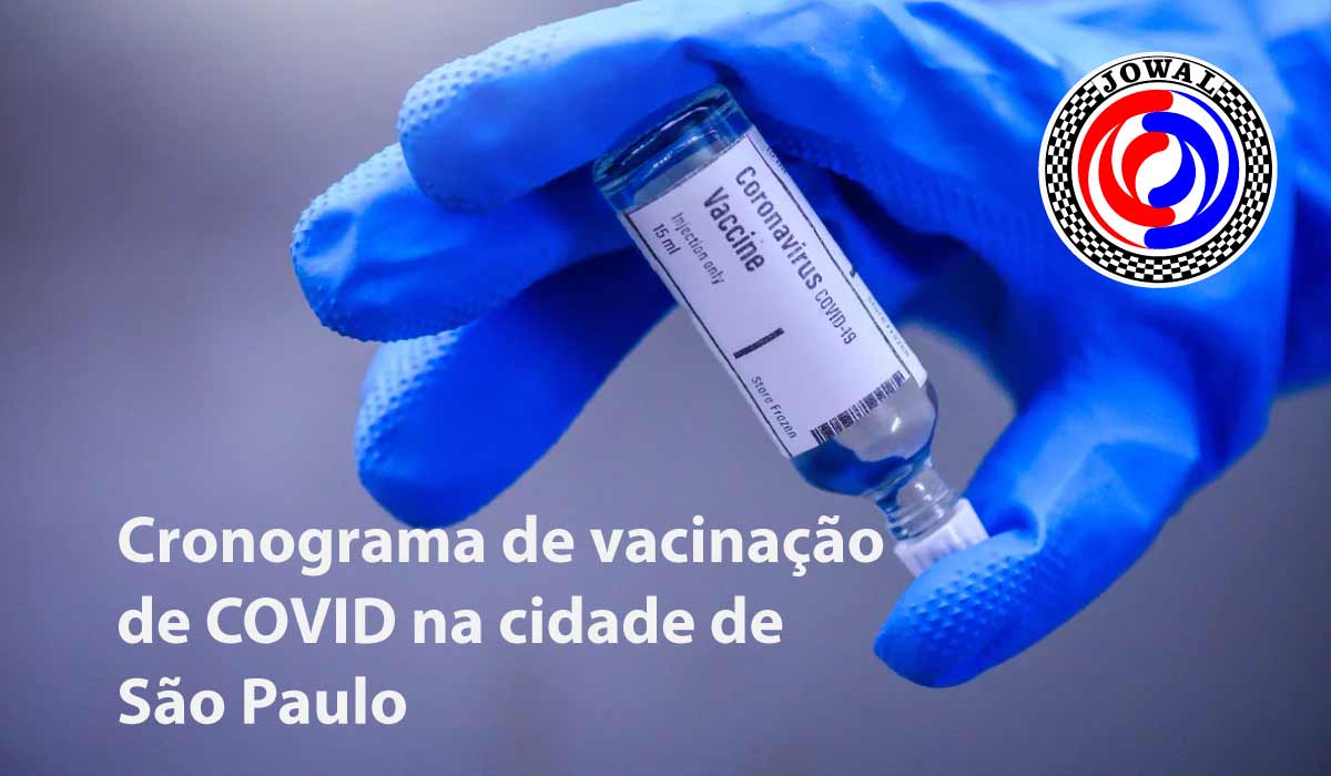 Cronograma de vacinação de COVID na cidade de São Paulo