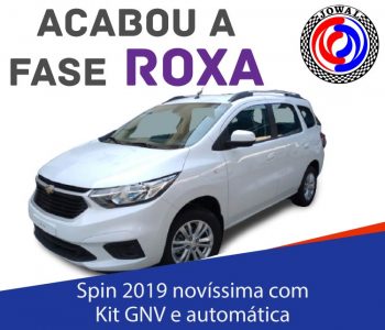 Spin 2019 novíssima com Kit GNV e automática