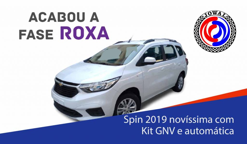 Spin 2019 novíssima com Kit GNV e automática