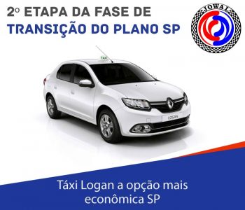 Táxi Logan a opção mais econômica SP