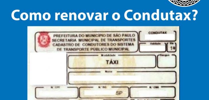 Como renovar o Condutax pela internet?