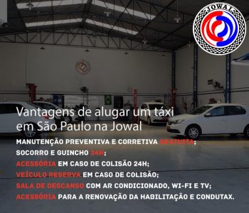 Vantagens de alugar um táxi em São Paulo na Jowal