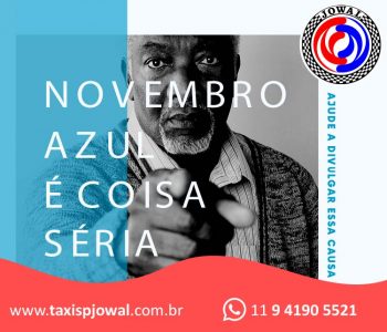 Chegou o Novembro Azul, combate ao câncer de próstata.