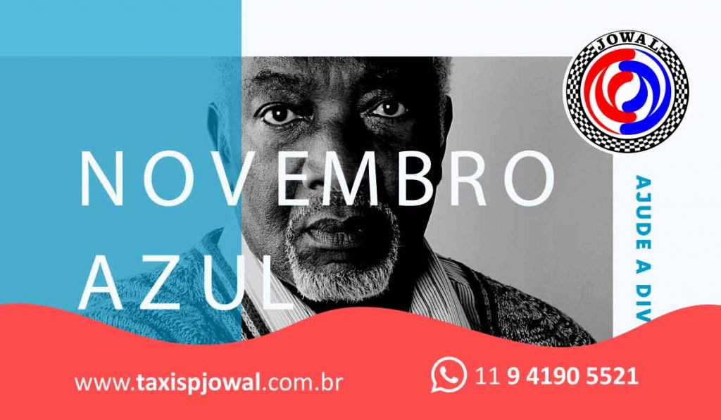 Chegou o Novembro Azul, combate ao câncer de próstata.