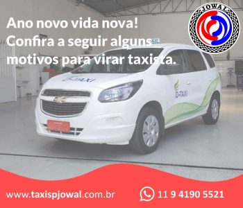 Ano novo vida nova! Confira a seguir alguns motivos para virar taxista