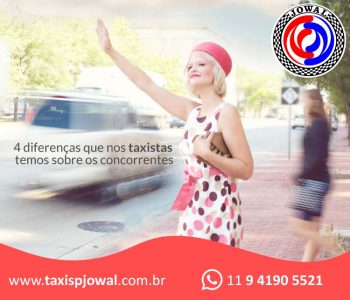 4 diferenças que nos taxistas temos sobre os concorrentes